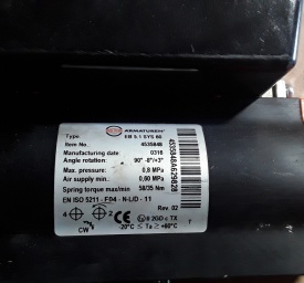 EBRO pneumatische actuator EB 5.1 SYS 60 