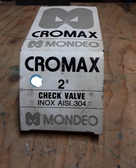 3 x Cromax keerklep 2" 