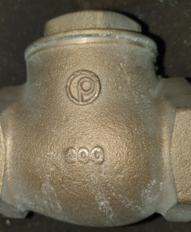2 x Terugslagklep 2" BI-BI