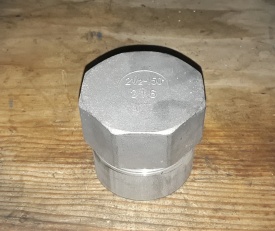 Plug zeskant RVS 21/2-150 316 