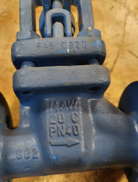 16 x Schuifafsluiter MAW 20 C PN40 DN20 