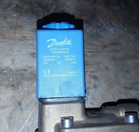 2 x Pulsklep Danfoss met spoel BA024D