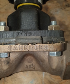 5 x Saunders membraanafsluiter A 1¼ PN16 