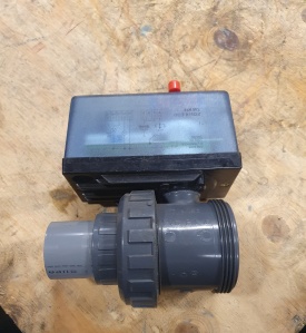 2 x Kogelkraan met actuator DN40-1½" PN16 