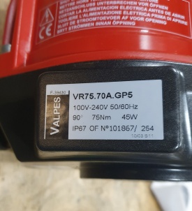 Valpes actuator VR75.70A.GP5 