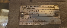 Elektromotor MEZ 0.25 kw, 1.430 rpm 220 volt 