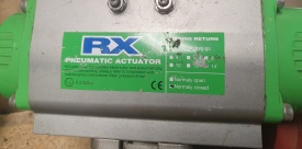 Kogelafsluiter met actuator RX PN63 DN40 