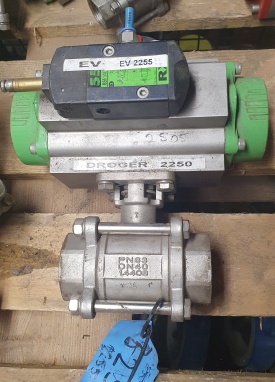 Kogelafsluiter met actuator RX PN63 DN40 