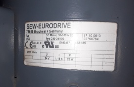 Elektromotor SEW met rem 2.2 kw
