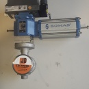 Kogelafsluiter met actuator Samos A13-SC D15-F07 