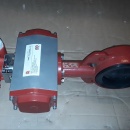 Vlinderklep Bray met actuator DN100