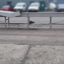 Transportband RVS circa 6 meter 