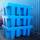 3 x Lekbak BB1 draagcapaciteit max 2000 KG 