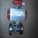 Kogelafsluiter met actuator DN25 PN10-40 