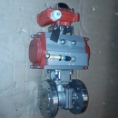 Kogelafsluiter met actuator DN25 PN10-40