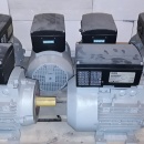 3 x Electromotor Siemens met frequentieregelaar 