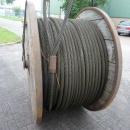 2 Rol staalkabel 38mm, lengte 500mtr. 