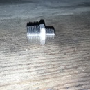 Verloopnippel RVS 1/2"X1/4" 316 