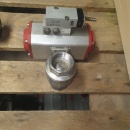 2 x Kogelafsluiter met actuator PN64 DN40 1" 1/2 